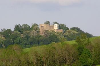 Hukvaldský hrad od západu ( © Jan P. Štěpánek 05/2007)