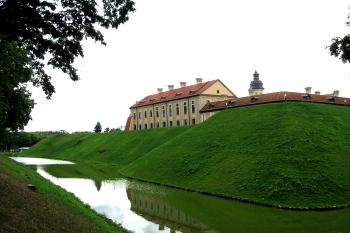 Běloruský zámek Nasviž. (© Pavel Vítek 06/2015)