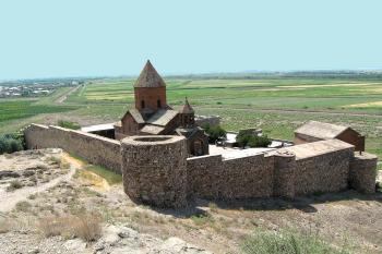 Klášter Khor Virap v Arménii (© Pavel Vítek 07/2008)