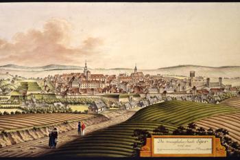 Celkový pohled na Cheb, I.A. Venuto, 1806 (© I.A.)