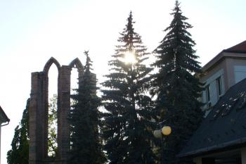 Benešov - zbytky klášterního chrámu (© Pavel Jarý,  13.08.2008)