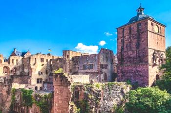 Zřícenina hradu Heidelberg v Německu (© Pavel Vítek 05/2001)