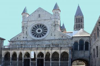 Katedrála Notre Dame v Tournai  v Belgii (© Pavel Vítek 06/2005)
