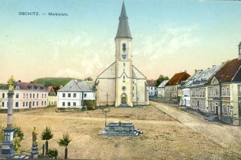 Kostel kolem r. 1905. (© zdroj: http://www.fotohistorie.cz/FullFoto.aspx?pho)