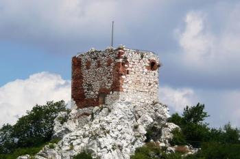dělostřelecká věž na Kozím vrchu od jihu ( © Jan P. Štěpánek 07/2008)