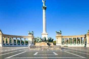 Památník Tisíciletí v Budapešti. (© Pavel Vítek 09/2017)