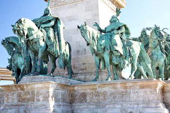 Památník Tisíciletí v Budapešti. (© Pavel Vítek 09/2017)