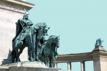 Památník Tisíciletí v Budapešti. (© Pavel Vítek 09/2017)