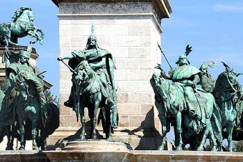 Památník Tisíciletí v Budapešti. (© Pavel Vítek 09/2017)