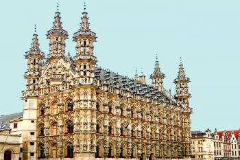 Radnice v belgicé Lovani (© Pavel Vítek 06/2005)