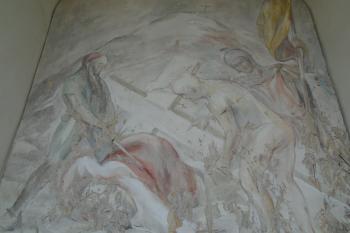 interiér kapličky Třetí poklesnutí (© Jaroslav Špiroch  05/2024)