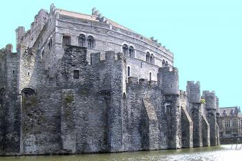 Hrad v Gentu, Gravensteen, v Belgii (© Pavel Vítek 06/2005)
