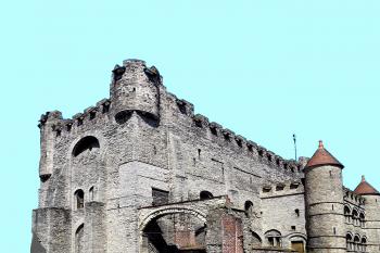 Hrad v Gentu, Gravensteen, v Belgii (© Pavel Vítek 06/2005)
