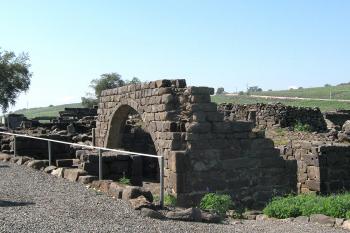 Archeologický areál a Národní park Korazim v Izraeli. (© Pavel Vítek 10/2016)
