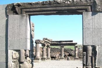 Archeologický areál a Národní park Korazim v Izraeli. (© Pavel Vítek 10/2016)