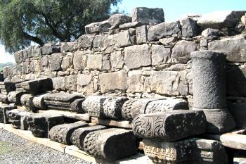Archeologický areál a Národní park Korazim v Izraeli. (© Pavel Vítek 10/2016)