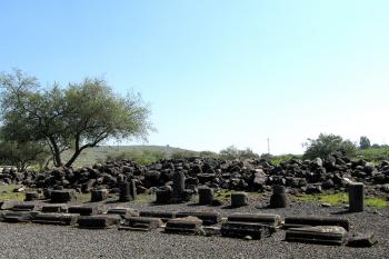 Archeologický areál a Národní park Korazim v Izraeli. (© Pavel Vítek 10/2016)