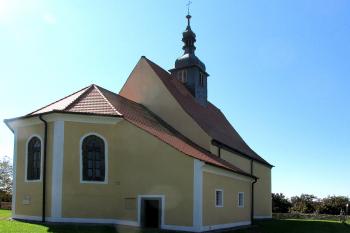 Kostel sv. Jana Křtitele v Dražicích u Tábora (© Pavel Vítek  09/2021)