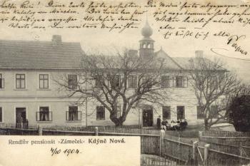 zámeček (pohlednice z r. 1904) (© Miroslav Böhm 10/2021)