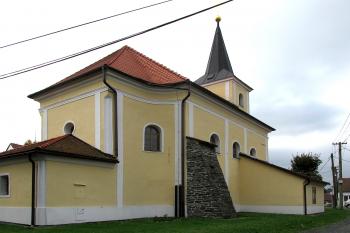 Kostel Panny Marie Sedmibolestné v Šubířově, okr. Prostějov (© Pavel Vítek  10/2021)