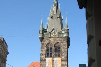 Pohled z Jindřišské ulice ze směru Václ.nám. (© 2003 Jiří Čížek)