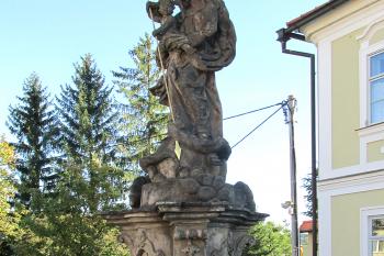 Socha Panny Marie Immaculaty v Křenově. okr. Svitavy. (© Pavel Vítek  10/2021)