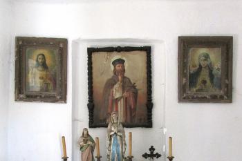 Kaplička v Nové Vsi, části obce Důl, v okrese Pelhřimov. (© Pavel Vítek  09/2021)