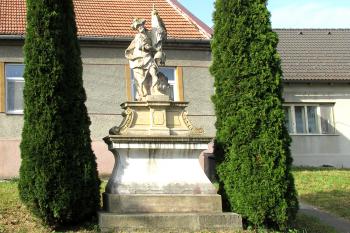 Socha sv. Floriána v Konici. (© Pavel Vítek  10/2021)