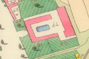 dvůr v r. 1826 (© zdroj: https://ags.cuzk.cz/archiv/openmap.html?typ=c)