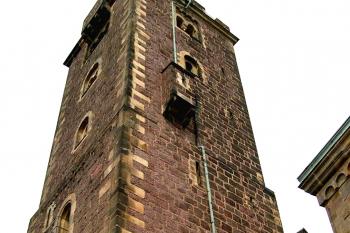 Hrad Wartburg nad městem Eisenach v německé spolkové zemi Durynsko (© Pavel Vítek 06/2001)