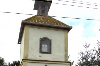 Zvonice v obci Ladín, části města Konice, v Prostějovském okrese (© Pavel Vítek  10/2021)