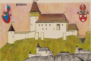 rekonstrukce hradu podle F. Kašičky (© jan heřman, 02/2012)