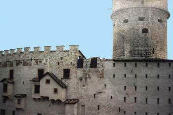 Hrad Buonconsiglio ve městěTrento v severní Itálii. (© Pavel Vítek 05/2001)
