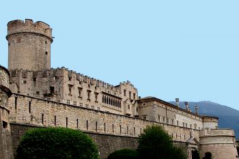 Hrad Buonconsiglio ve městěTrento v severní Itálii. (© Pavel Vítek 05/2001)