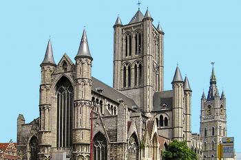 Kostel sv. Mikuláše v belgickém Gentu. (© Pavel Vítek 06/2005)