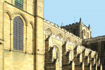 Katedrální kostel sv. Petra a sv. Wilfrida ve městě Ripon v anglickém hrabství North Yorkshire. (© Pavel Vítek 08/2006)
