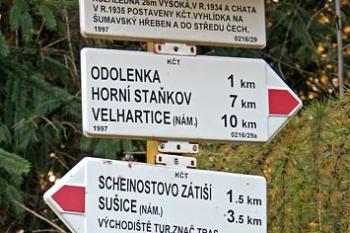 Rozcestník ( © Luděk Pitter 10/2005)