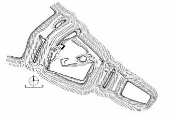  (© Miroslav Plaček: Povrchový průzkum méně známých sídel šlechty rakouského horního Podyjí, Archaeologia historica 34-1, MVS v Brně, PÚ SR v Bratislave, ÚAM FF MU Brno, ArÚ AV ČR v Praze)