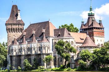 Hunyádův hrad v Budapešti. (© Pavel Vítek 09/2017)