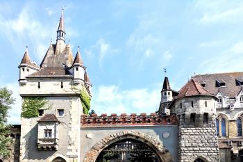Hunyádův hrad v Budapešti. (© Pavel Vítek 09/2017)