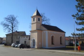 pohled na kapli ze severovýchodu (© Jaroslav Špiroch  03/2022)