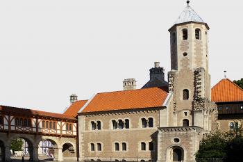 Hrad Dankwarderode v německém dolnosaském městě Braunschweig. (© Pavel Vítek 05/2001                                  )