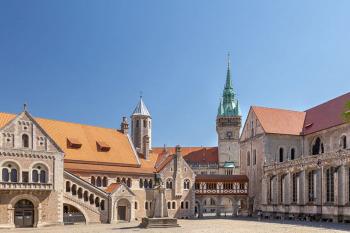 Hrad Dankwarderode v německém dolnosaském městě Braunschweig. (© Pavel Vítek 05/2001                                  )