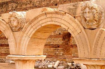 Pozůstatky římského města Sabráta v Libyi. (© Pavel Vítek 05/2009)