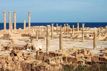 Pozůstatky římského města Sabráta v Libyi. (© Pavel Vítek 05/2009)