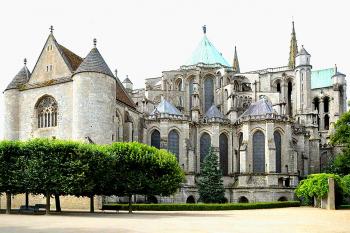 Katedrála Notre-Dame ve francouzském Chartres. (© Pavel Vítek 06/2005                           )