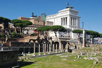 Caesarovo fórum, Foro di Césare, v Římě (© Pavel Vítek 05/2001)