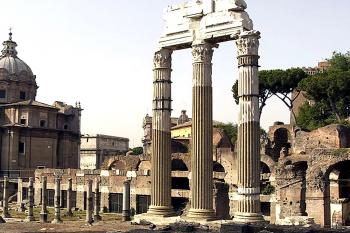 Caesarovo fórum, Foro di Césare, v Římě (© Pavel Vítek 05/2001)