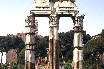 Caesarovo fórum, Foro di Césare, v Římě (© Pavel Vítek 05/2001)