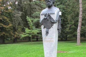 Pomník Eduarda Steffena v České Lípě (© Pavel Vítek 09/2021)